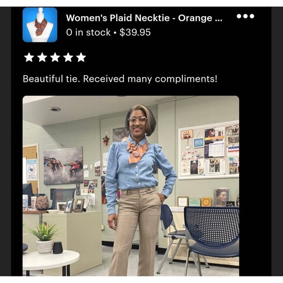 Ogsplosh - Blue Summer Neck Tie Scarf - Women's Tie - Silk Ascot Scarf - NEW - Picture 9 of 9